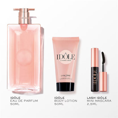 IDÔLE - LANCÔME - Eau de Parfum Spray 50 ml + Body Lotion 50 ml + Lash Idôle Mini Mascara 2,5 ml / 1 Stk.